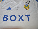 Ethan Ampadu hand signed Leeds United 2023 2024 shirt jersey