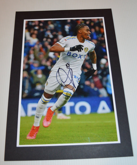 Crysencio Summerville hand signed autographed photo Leeds United