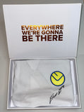 Boxed 1974-75 Eddie Gray Signed Leeds United shirt
