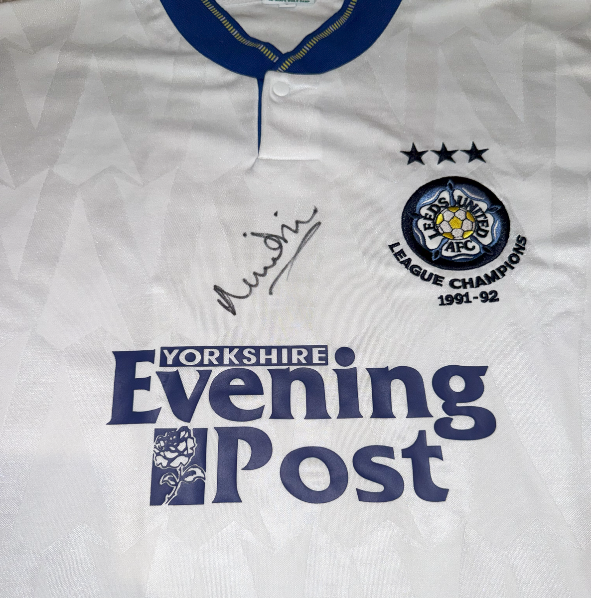 Rare Howard Wilkinson Hand Signed Boxed Leeds United Shirt – The