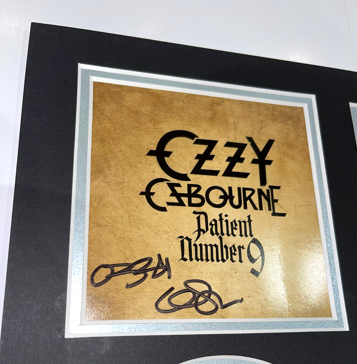 Ozzy Osbourne Hand Signed Music Photo Mount Black Sabbath