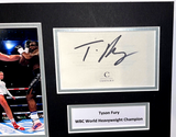 Tyson Fury Boxing hand signed autographed Photo Mount