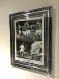 Framed - Jack Charlton hand signed montage photo autograph - certificate of authenticity - photo proof