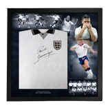 PREMIUM FRAMED Paul Gascoigne hand signed World Cup 1990 England autographed shirt