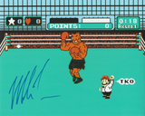 Mike Tyson Boxing TKO Punch Out Hand Signed Photo