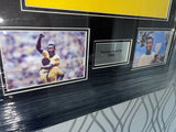 Framed PELE Hand Signed Brazil Shirt with Beckett Authentication PHOTO PROOF Jersey Soccer