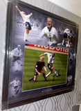 PREMIUM FRAMED Paul Gascoigne hand signed Euro 1996 England autographed Photo