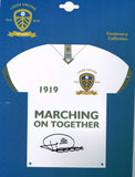 Lucas Radebe Hand Signed Leeds United Centenary Metal Kit Autograph