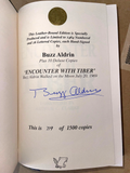 Buzz Aldrin Encounter With Tiber Signed Book COA NASA Autograph Moon Landing Space