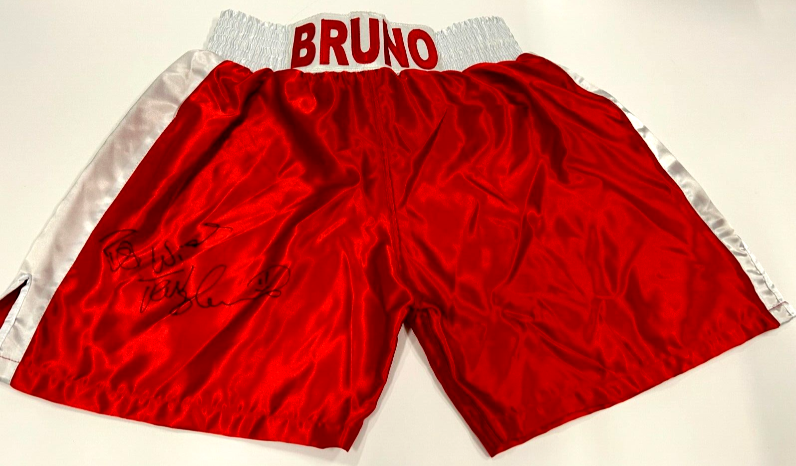 Gant De Boxe Frank Bruno Dédicacé / Autographié