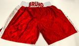 Frank Bruno Hand Signed Boxing Trunks Shorts