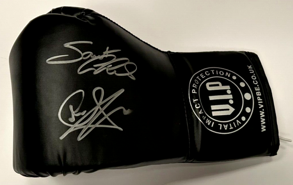 Goerge Groves Carl Froch Hand Signed Boxing Glove
