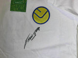 Boxed 1974-75 Eddie Gray Signed Leeds United shirt