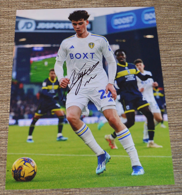 Archie Gray hand signed autographed photo Leeds United