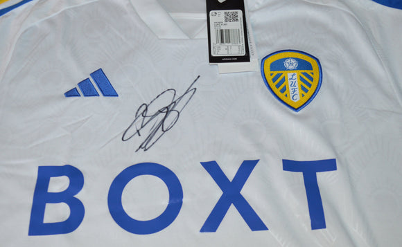 Sam Byram hand signed Leeds United 2023 2024 shirt jersey