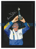 Howard Wilkinson Signed Autographed Trophy Photo Leeds United 1992