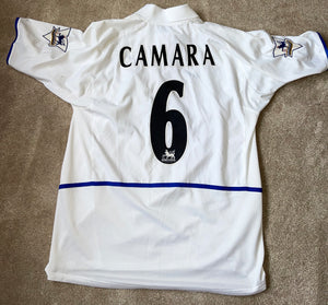 Match Worn Zoumana Camara 2003 - 2004 Leeds Shirt