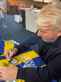 Gordon Strachan hand signed Leeds United shirt from 1993/1994. Signed at a private signing session, the shirt comes with out holographic certificate of authenticity and photo proof. 
Also available to be framed or purchased with our official Leeds United gift box.