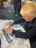 Gordon Strachan hand signed Leeds United home shirt from 1991/1992 when Leeds won the old First Division - the last champions. Signed at a private signing session, the shirt comes with out holographic certificate of authenticity and photo proof. 
Also available to be framed or purchased with our official Leeds United gift box.