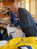Gary McAllister 1992 Champions Back Signed Leeds United Away shirt