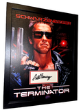 FRAMED Arnold Schwarzenegger hand signed photo display autograph The Terminator