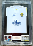 FRAMED Jermaine Beckford Hand Signed Leeds United shirt