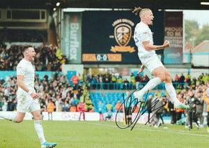 Kalvin Phillips Hand Signed Leeds United Centenary Goal Celebration Photo