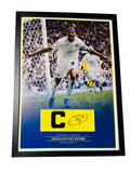 FRAMED Jermaine Beckford Captain's Armband Hand Signed Leeds United COA Proof