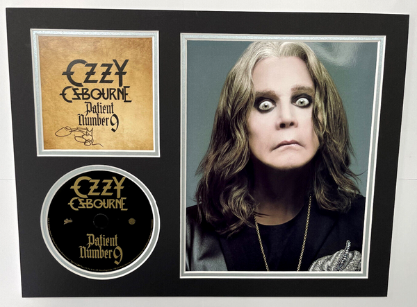 Ozzy Osbourne Hand Signed Music Photo Mount Black Sabbath