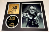 Ozzy Osbourne Hand Signed Music Photo Mount Black Sabbath Autograph