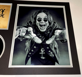 Ozzy Osbourne Hand Signed Music Photo Mount Black Sabbath Autograph