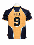 Steve Bull hand signed Wolves shirt. Signed on Steve Bull's iconic number 9