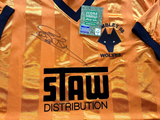 1988 Wolves hand signed Steve Bull shirt autographed Wolverhampton Wanderers