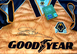 1996 Wolves hand signed Steve Bull shirt autographed Wolverhampton Wanderers