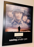 FRAMED Tom Hanks hand signed photo display autograph Saving Private Ryan