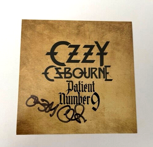 Ozzy Osbourne Hand Signed Music CD Beckett Authenticated! Black Sabbath