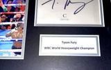 Tyson Fury Boxing hand signed autographed Photo Mount