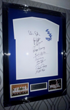 FRAMED 1972 FA Cup multi hand signed squad shirt autographed Leeds United