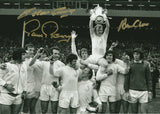 1972 FA Cup Clarke, Gray and Reaney Signed Leeds United photo