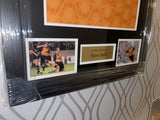 FRAMED 1996 Wolves hand signed Steve Bull shirt autographed Wolverhampton Wanderers