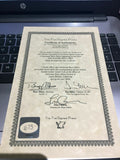 Buzz Aldrin Encounter With Tiber Signed Book COA NASA Autograph Moon Landing Space