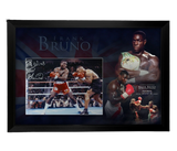 Framed Frank Bruno Hand Signed Boxing Photo