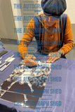 PROOF Vinnie Jones hand signed photo Leeds United Celebration Autograph