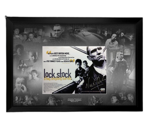 FRAMED Vinnie Jones hand signed Lock Stock Movie Posted autographed BECKETT