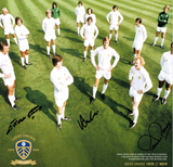 Rare Image hand signed by Clarke, Gray and Reaney Signed Leeds United photo