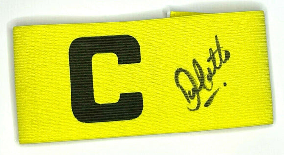 Dominic Matteo hand signed autographed Captain's Armband Leeds United Liverpool