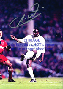 Tony Yeboah Liverpool goal volley photo Leeds United Autograph
