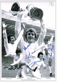 Limited Edition Montage Multi Signed by Leeds United legends - autograph photo