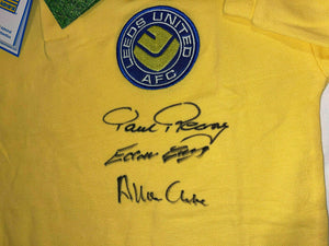 1978 GRAY CLARKE REANEY Signed Leeds United shirt