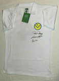 1974-75 GRAY CLARKE REANEY Signed Leeds United shirt